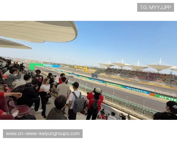 F1看台粉丝举旗点燃现场氛围